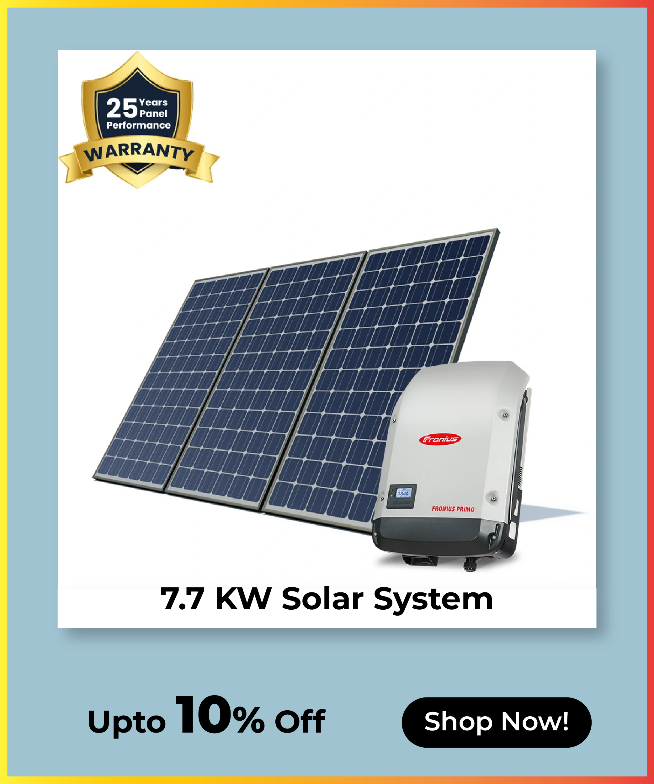 6.6Kw solar offer